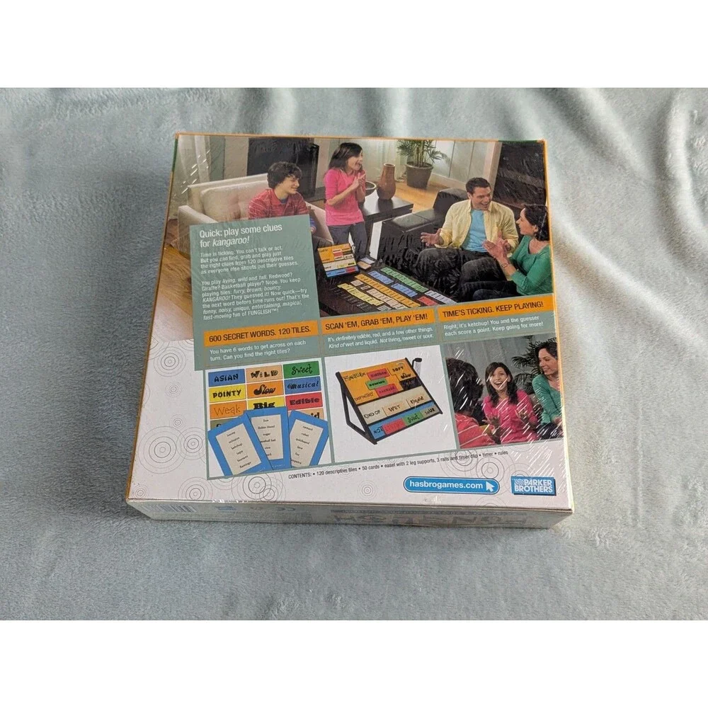 NEW Funglish Board Game Sealed Hasbro Parker Brothers Family Party Word Game